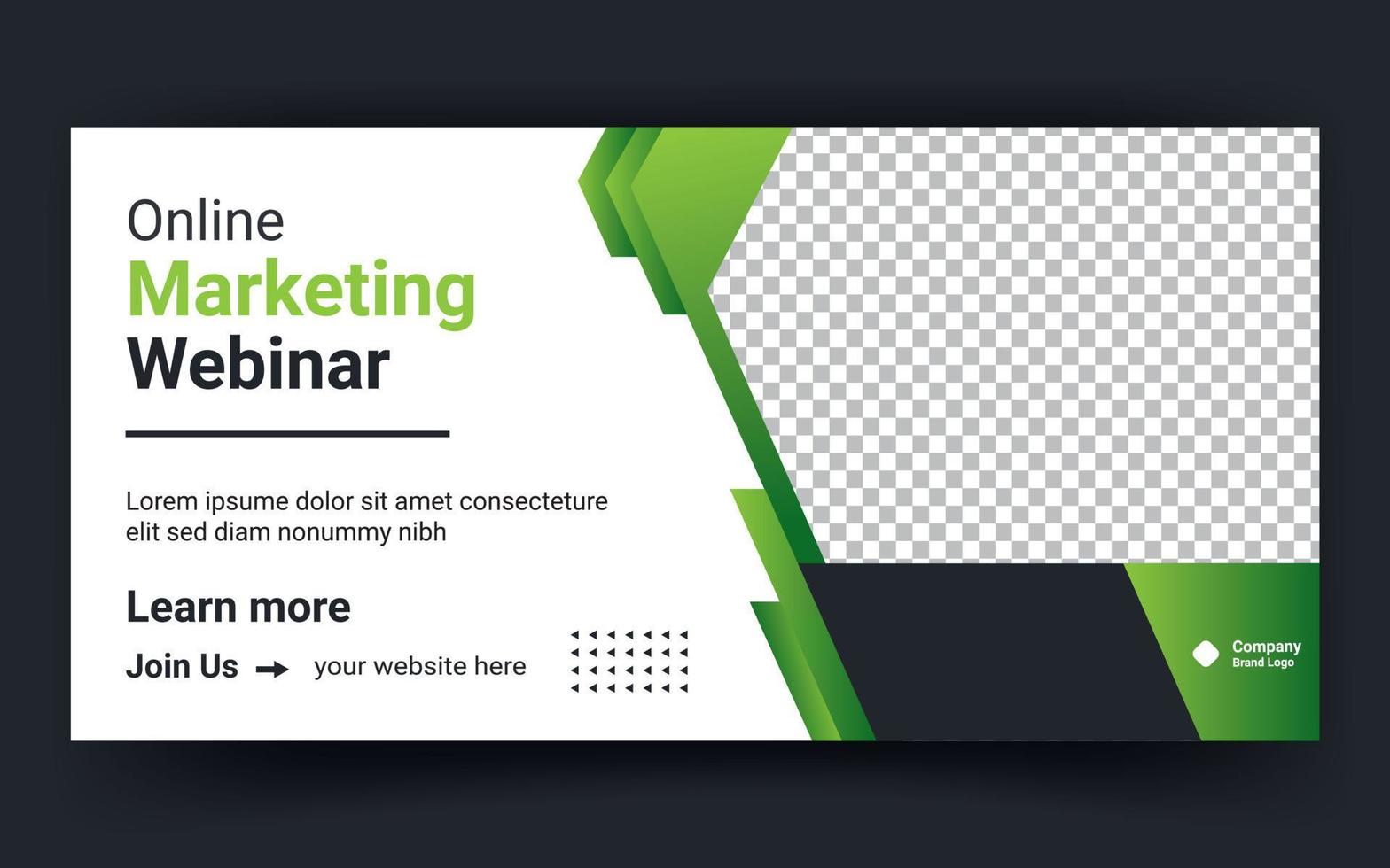 business web banner template design free vector