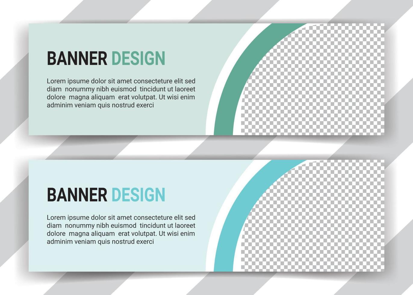 business  cover page or web ads banner design template Free Vector