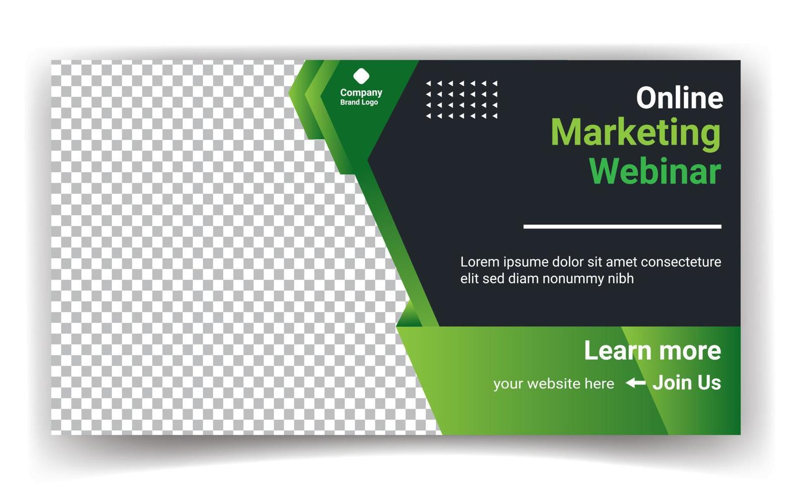 business  cover page or web ads banner design template Free Vector
