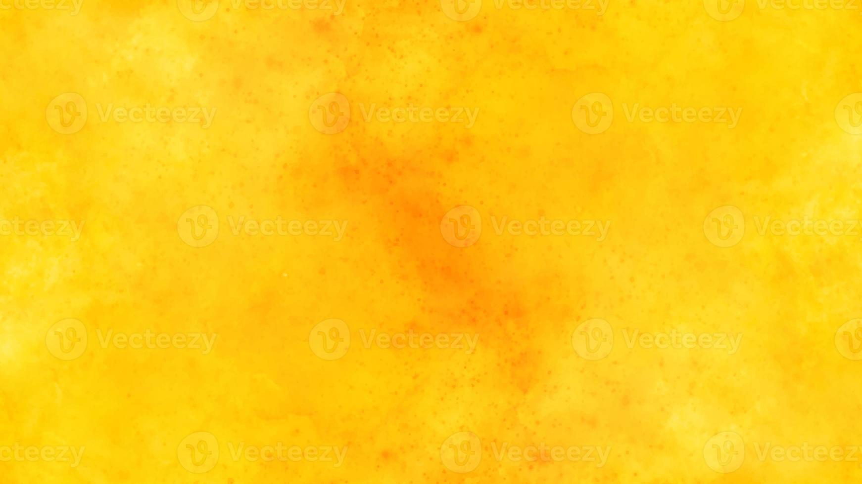 Beautiful yellow orange watercolor painted paper texture background, Watercolor grunge painting soft textured on wet white paper background. Fire background. Abstract orange watercolor background. photo
