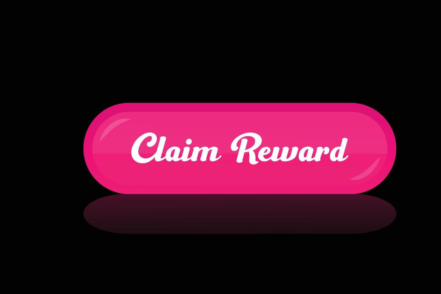 Vector claim rewaed web button vectors illustratios