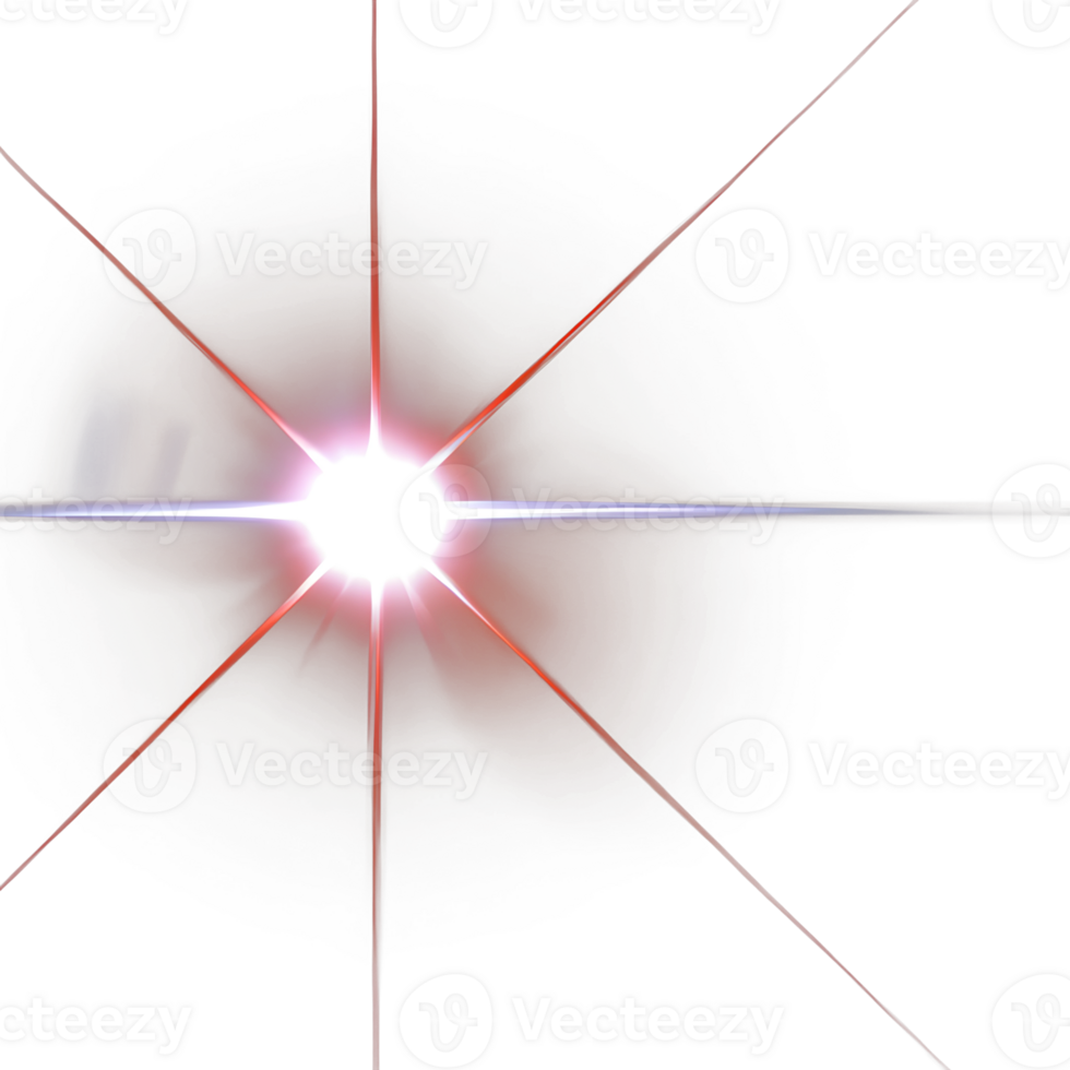 lentille éclater. lumière effet. génératif ai. png