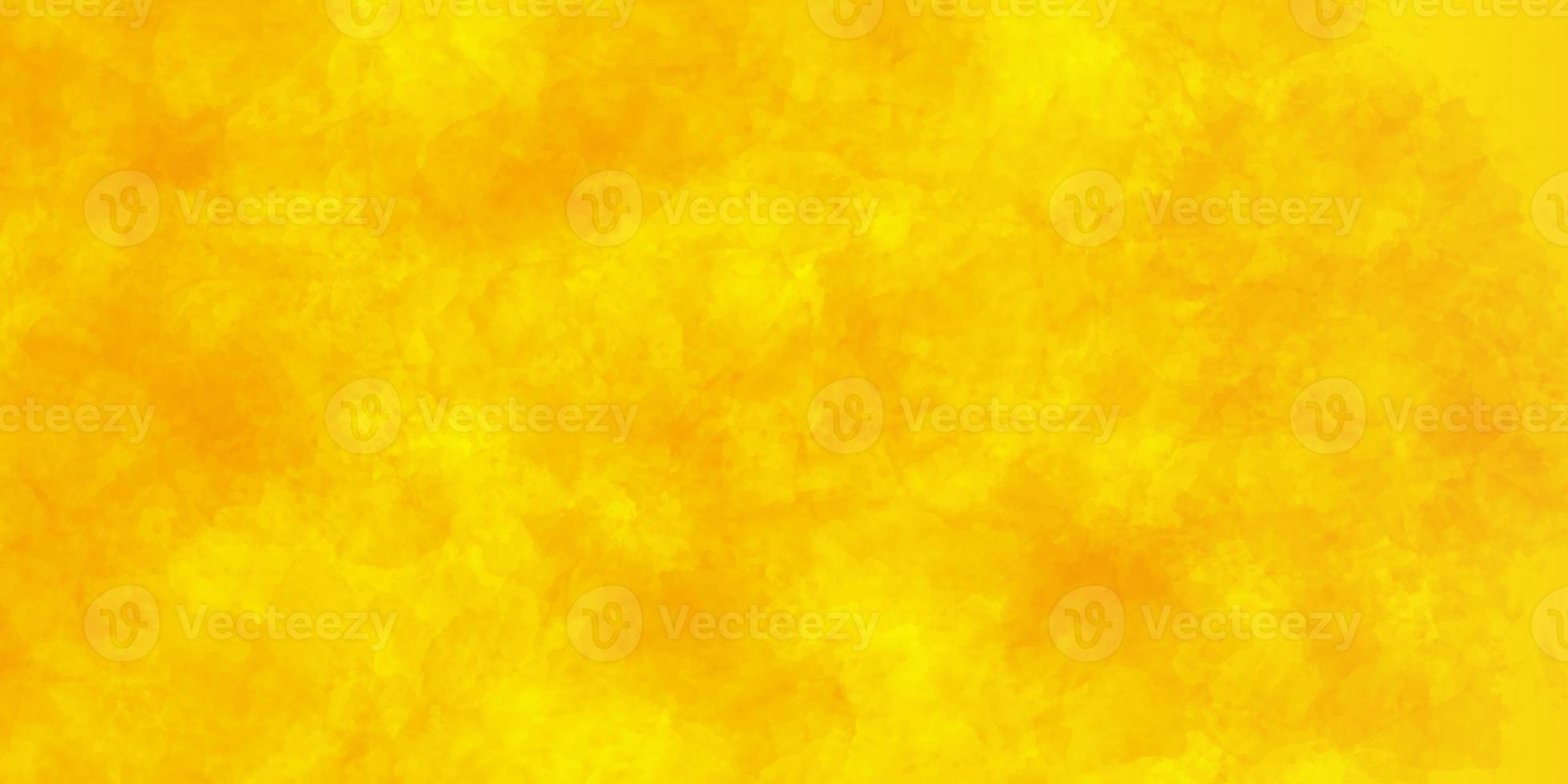 Beautiful yellow orange watercolor painted paper texture background, Watercolor grunge painting soft textured on wet white paper background. Fire background. Abstract orange watercolor background. photo