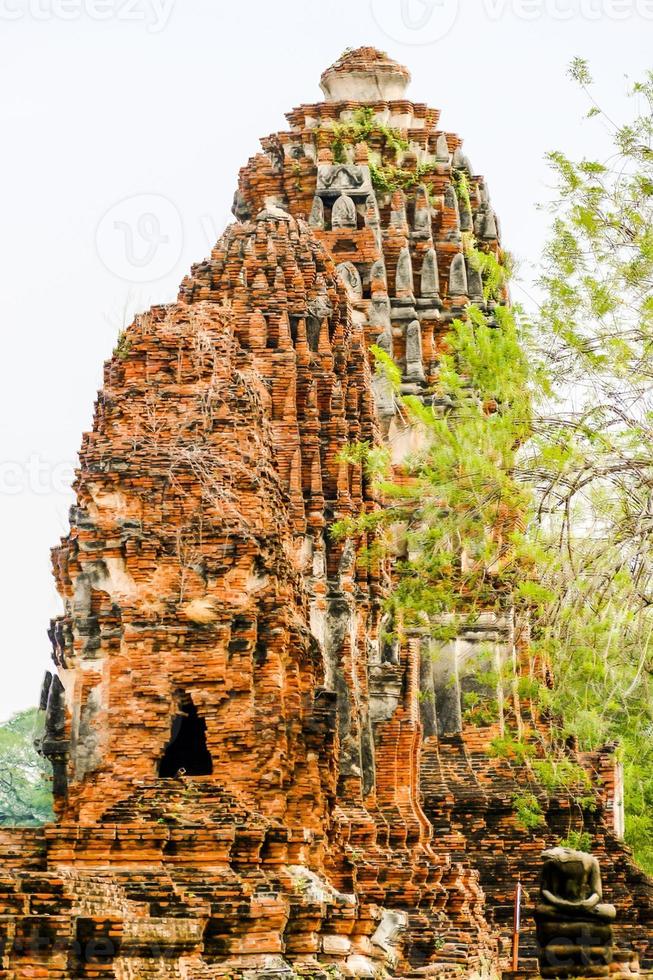 Buddhist Temple architecture in Thailand photo