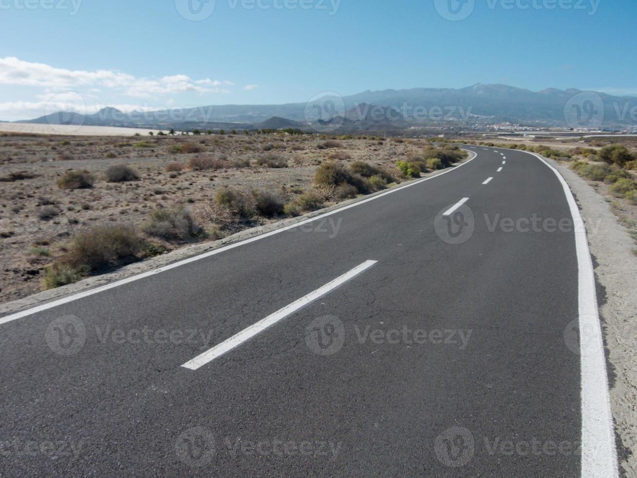 Road in the countryside photo