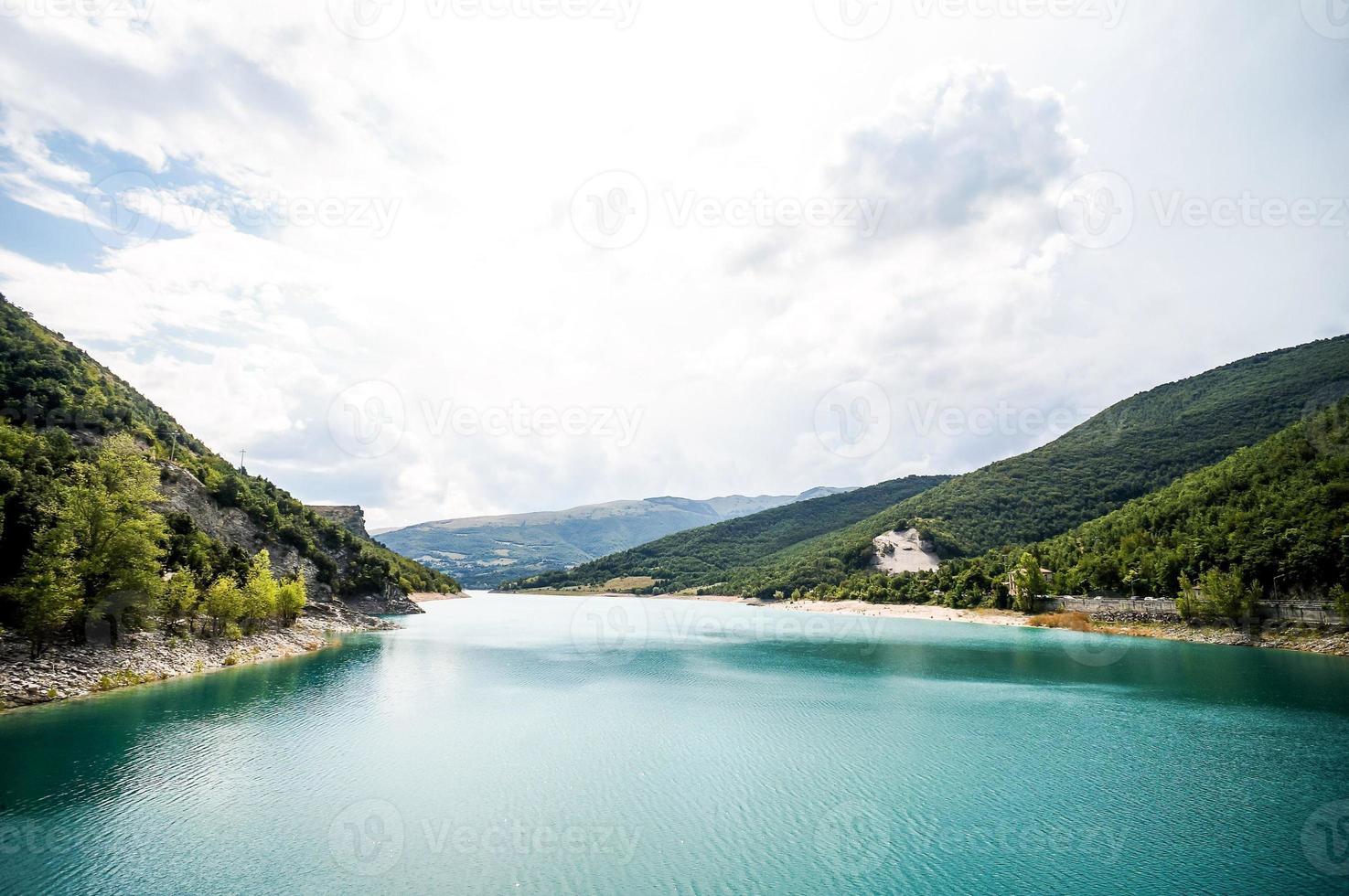 Scenic coastal view photo
