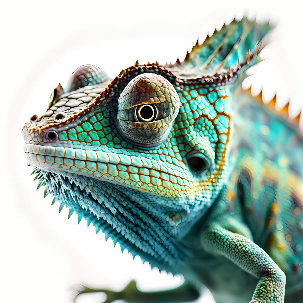chameleon illustration aesthetic photo
