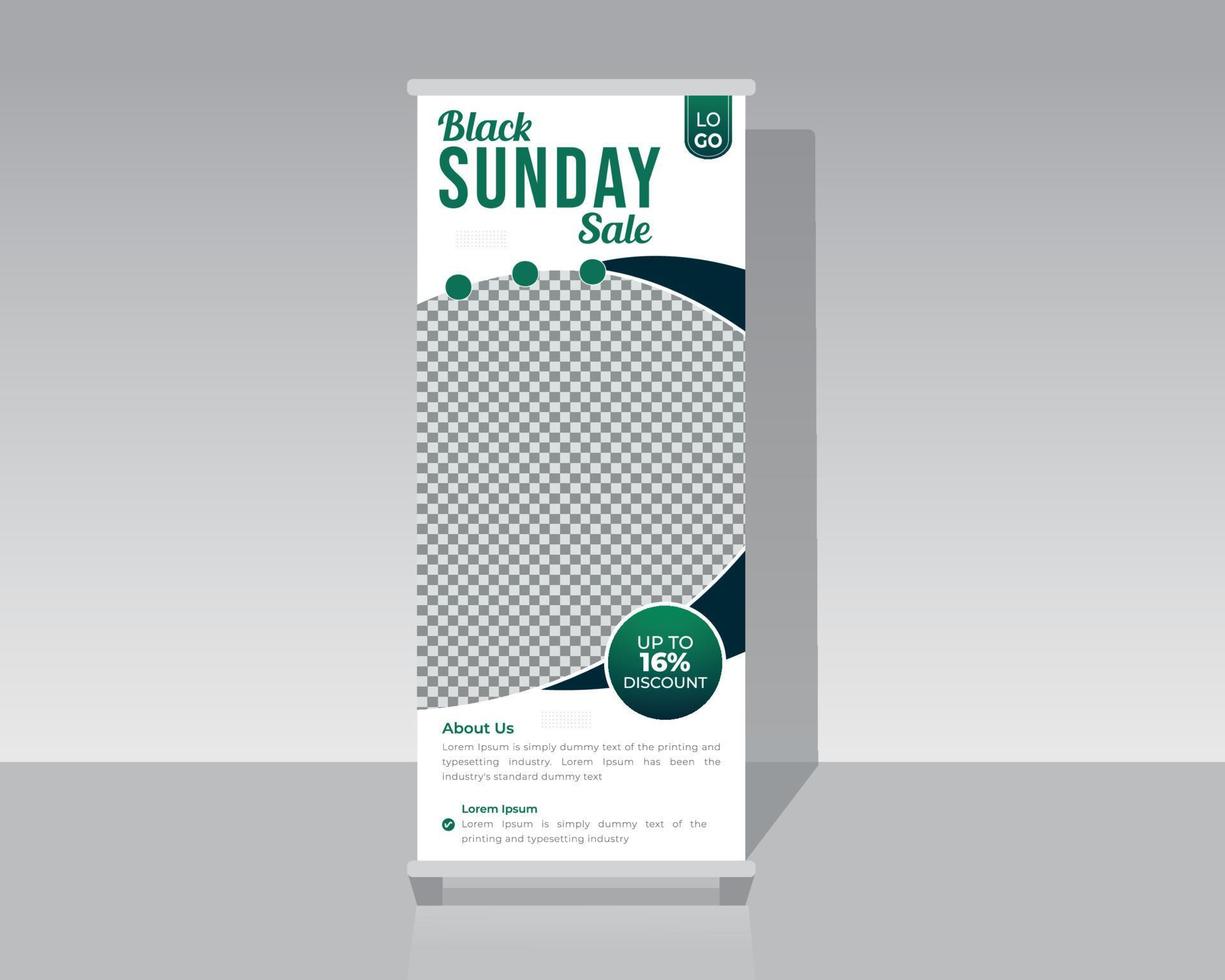 Business Or Corporate Roll Up Banner vector