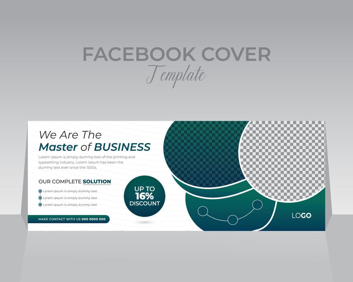 Creative Corporate Social Media Design Cover Template vector