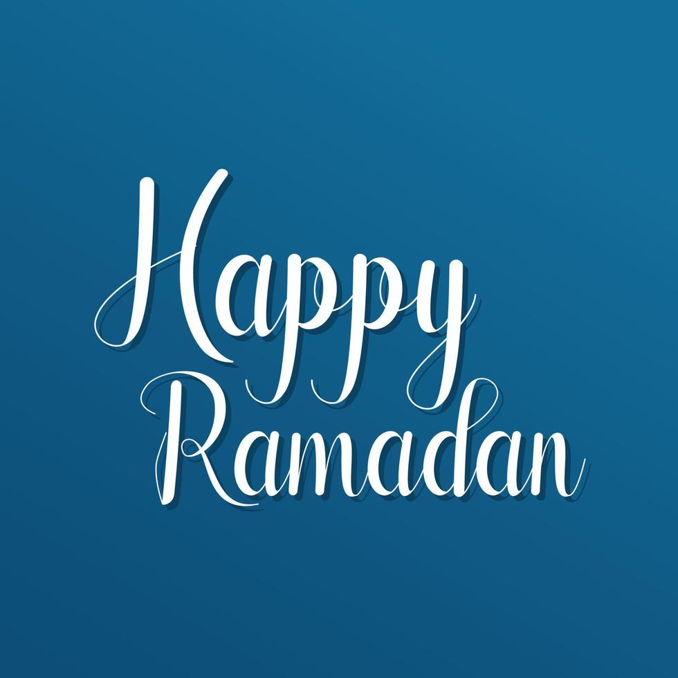 WebRamadan English Text Typography and Calligraphy in Vector. Ramadan Theme, Greeting Card, vector