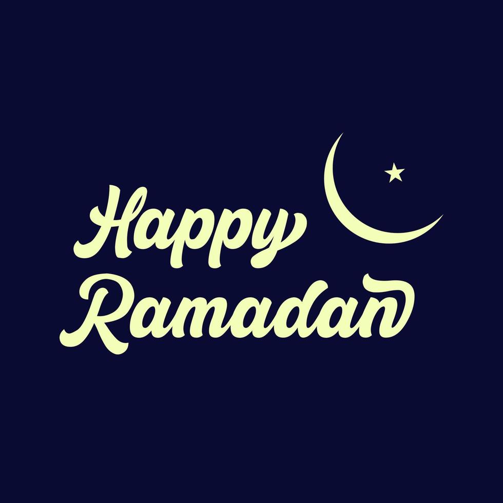 webramadan Inglés texto tipografía y caligrafía en vector. Ramadán tema, saludo tarjeta, vector