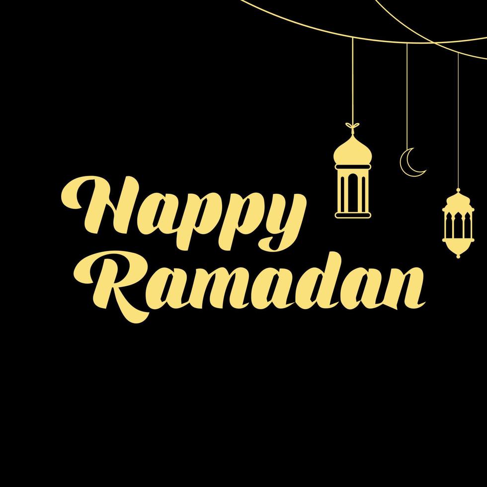 webramadan Inglés texto tipografía y caligrafía en vector. Ramadán tema, saludo tarjeta, vector