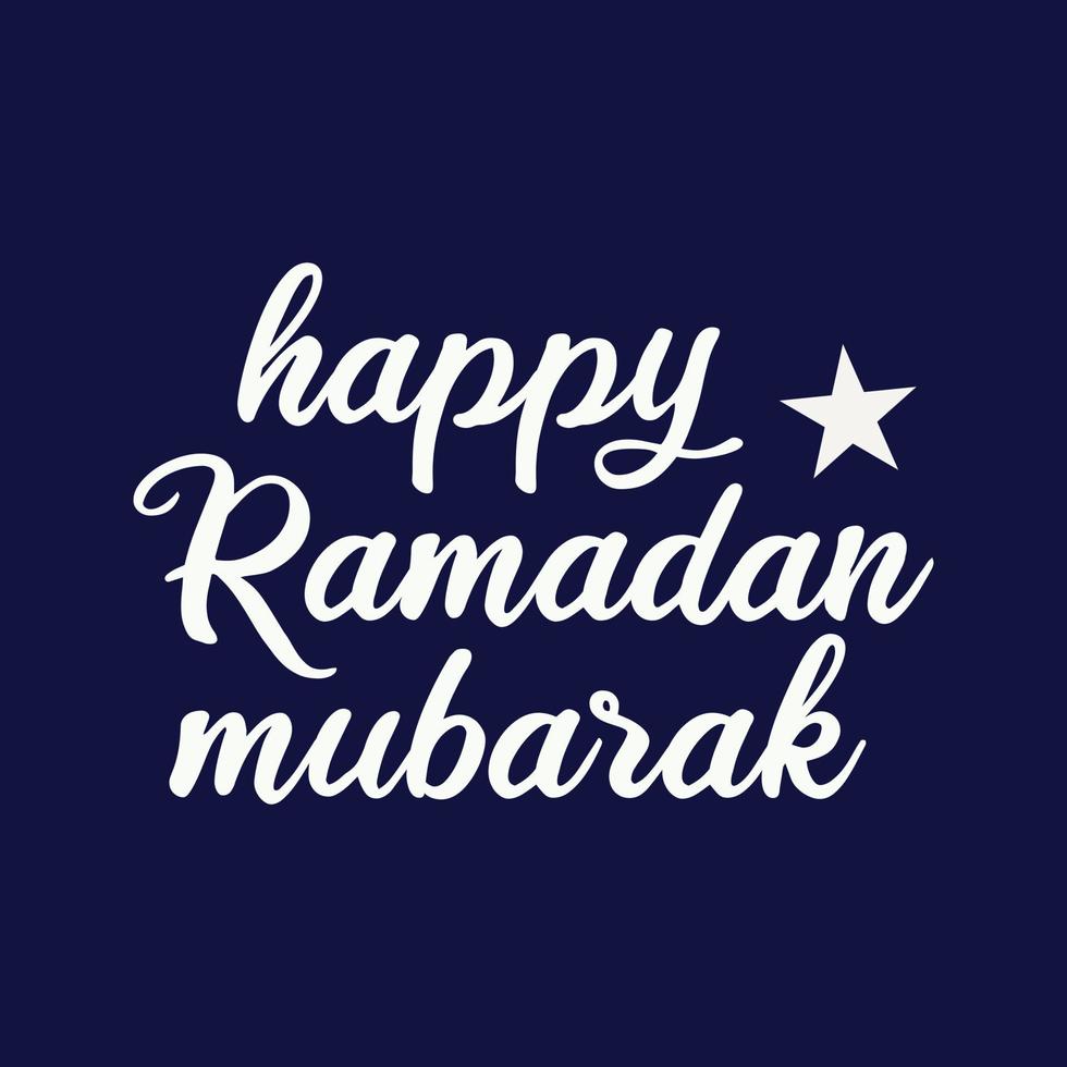 WebRamadan English Text Typography and Calligraphy in Vector. Ramadan Theme, Greeting Card, vector