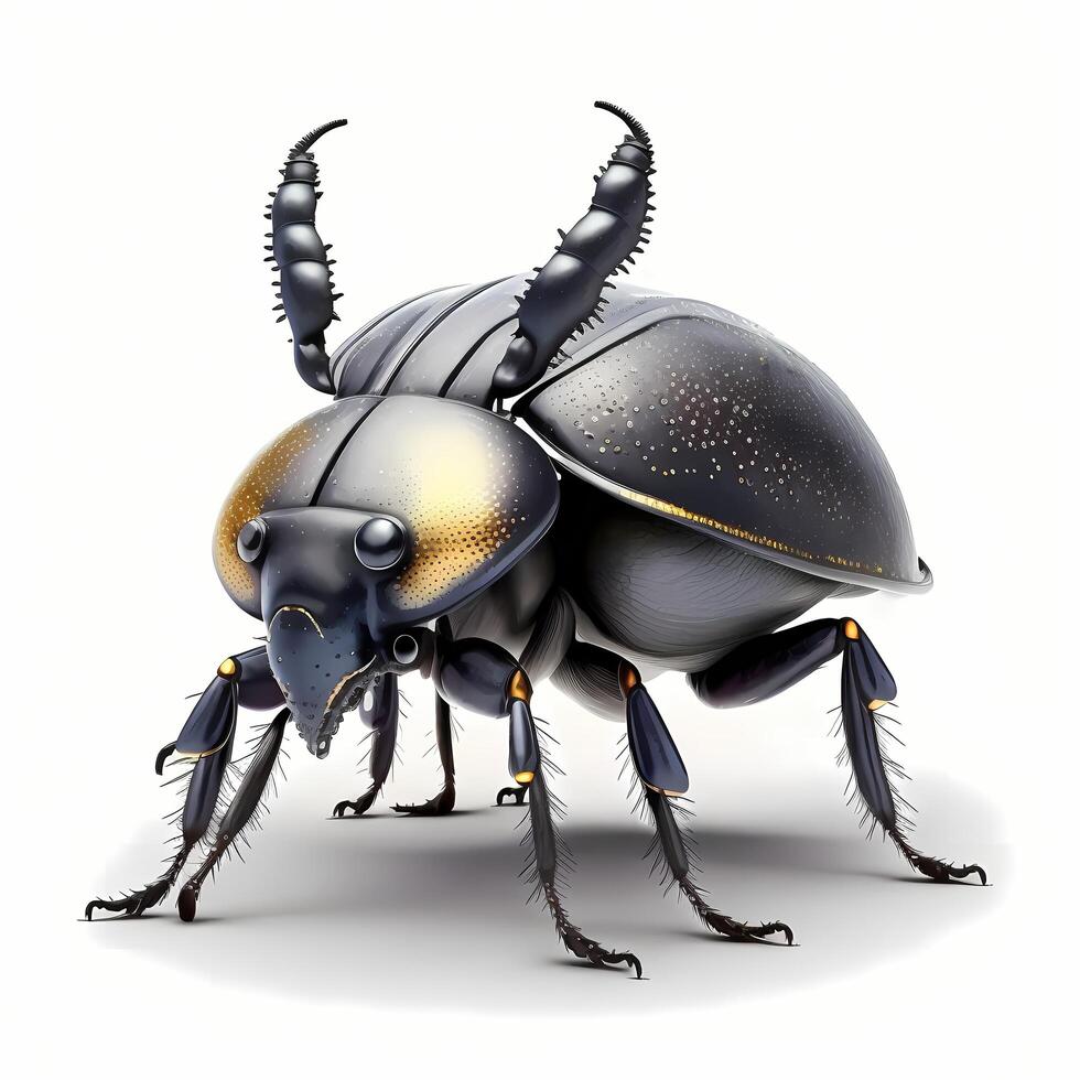 rhino beetle illustration photo