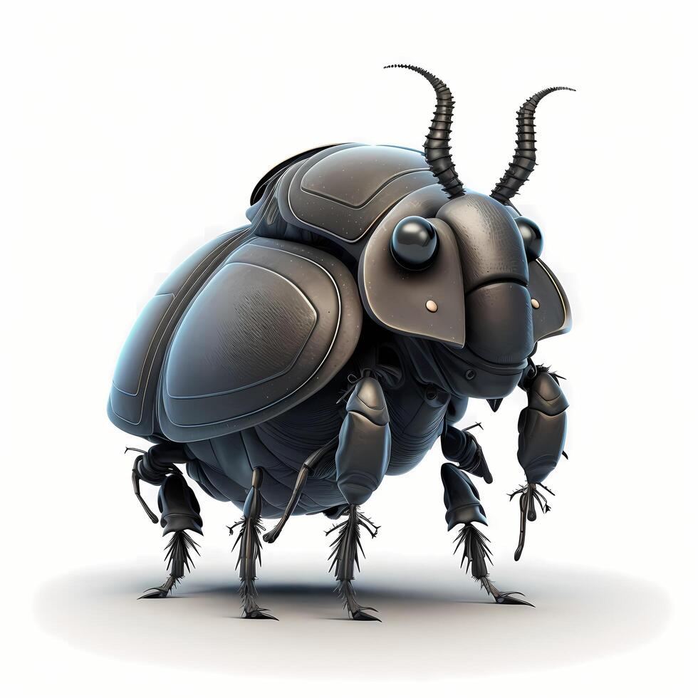 rhino beetle illustration photo