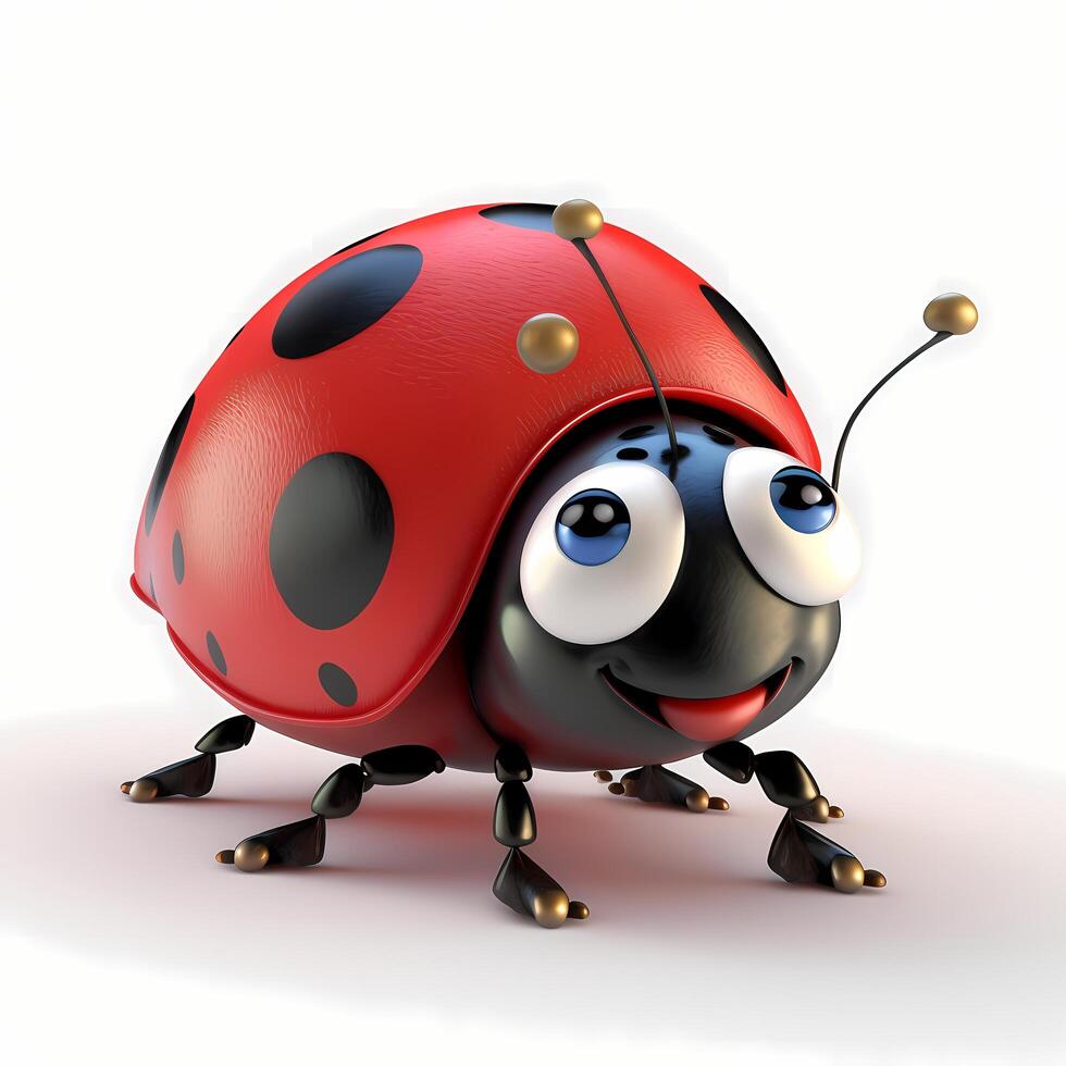 ladybug illustration aesthetic photo