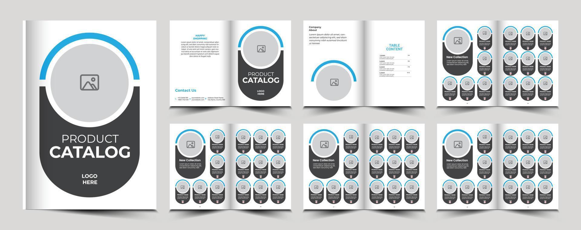 Product catalog or catalogue template design vector