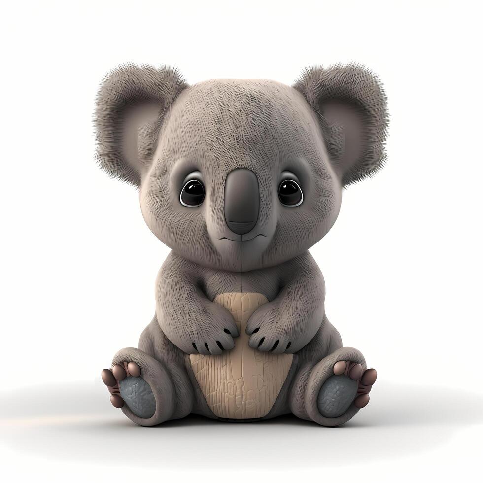 koala illustration aesthetic photo