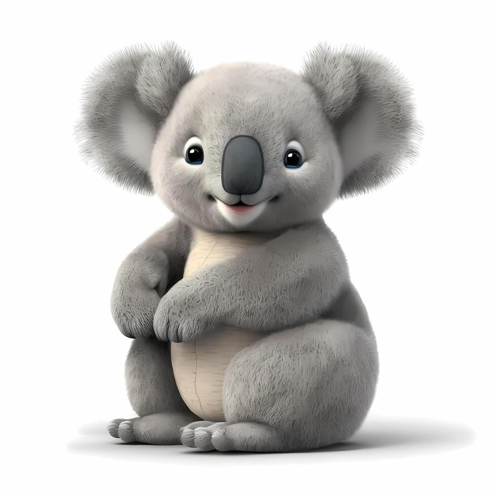 koala illustration AI Generated photo