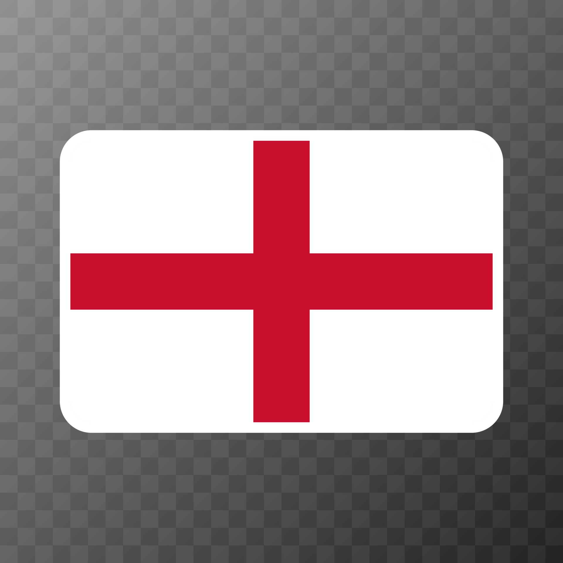 England flag, official colors and proportion. Vector illustration