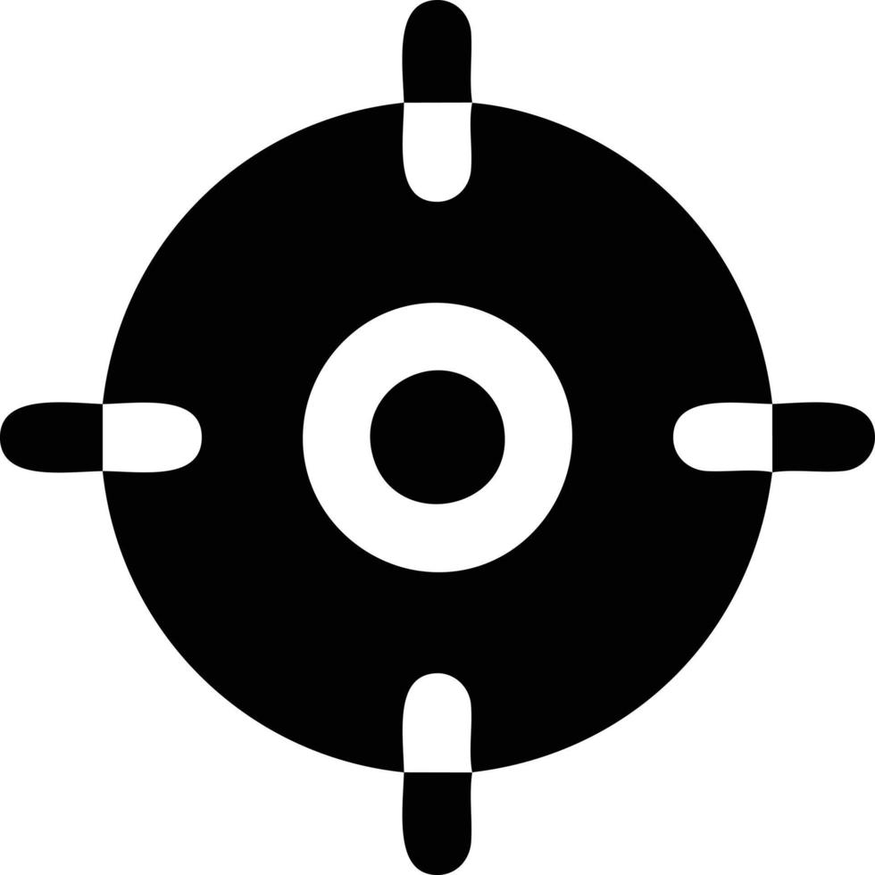 Target focus icon symbol design image, illustration of the success goal icon concept. EPS 10 vector