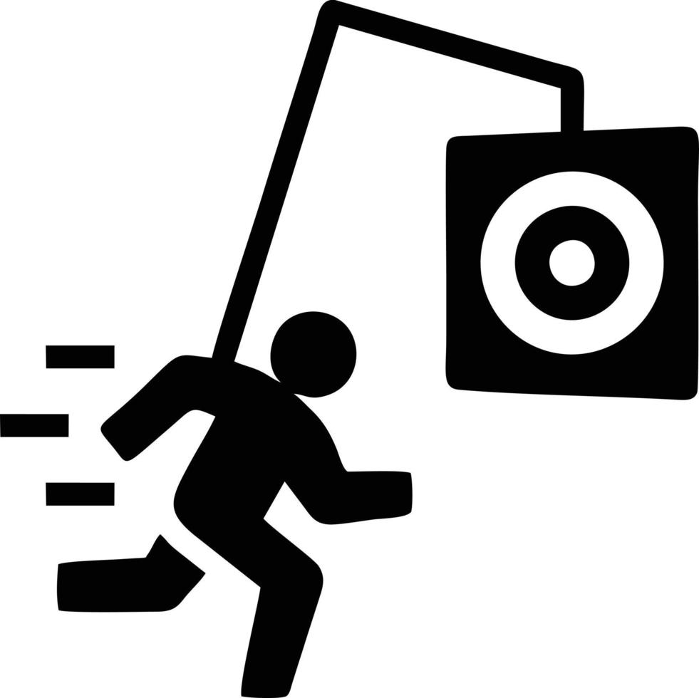 Target focus icon symbol design image, illustration of the success goal icon concept. EPS 10 vector