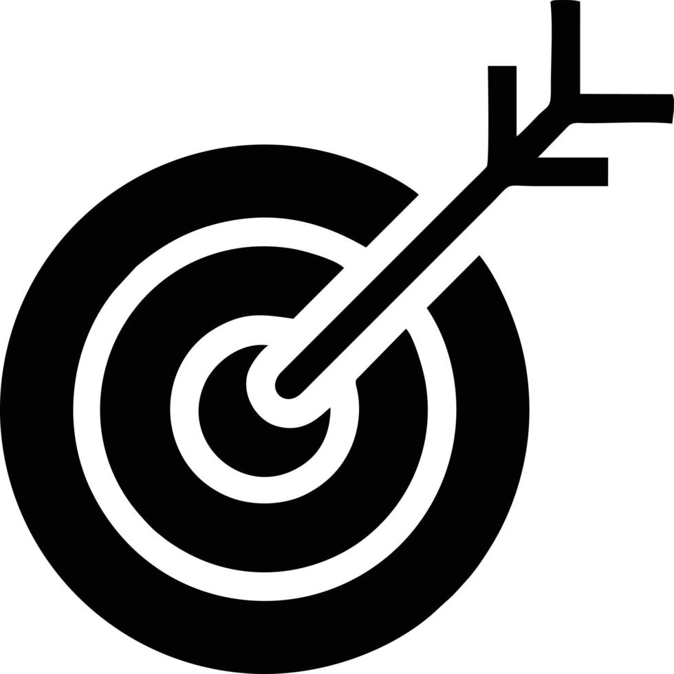 Target focus icon symbol design image, illustration of the success goal icon concept. EPS 10 vector