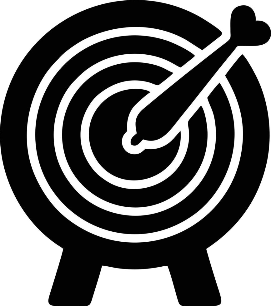 Target focus icon symbol design image, illustration of the success goal icon concept. EPS 10 vector