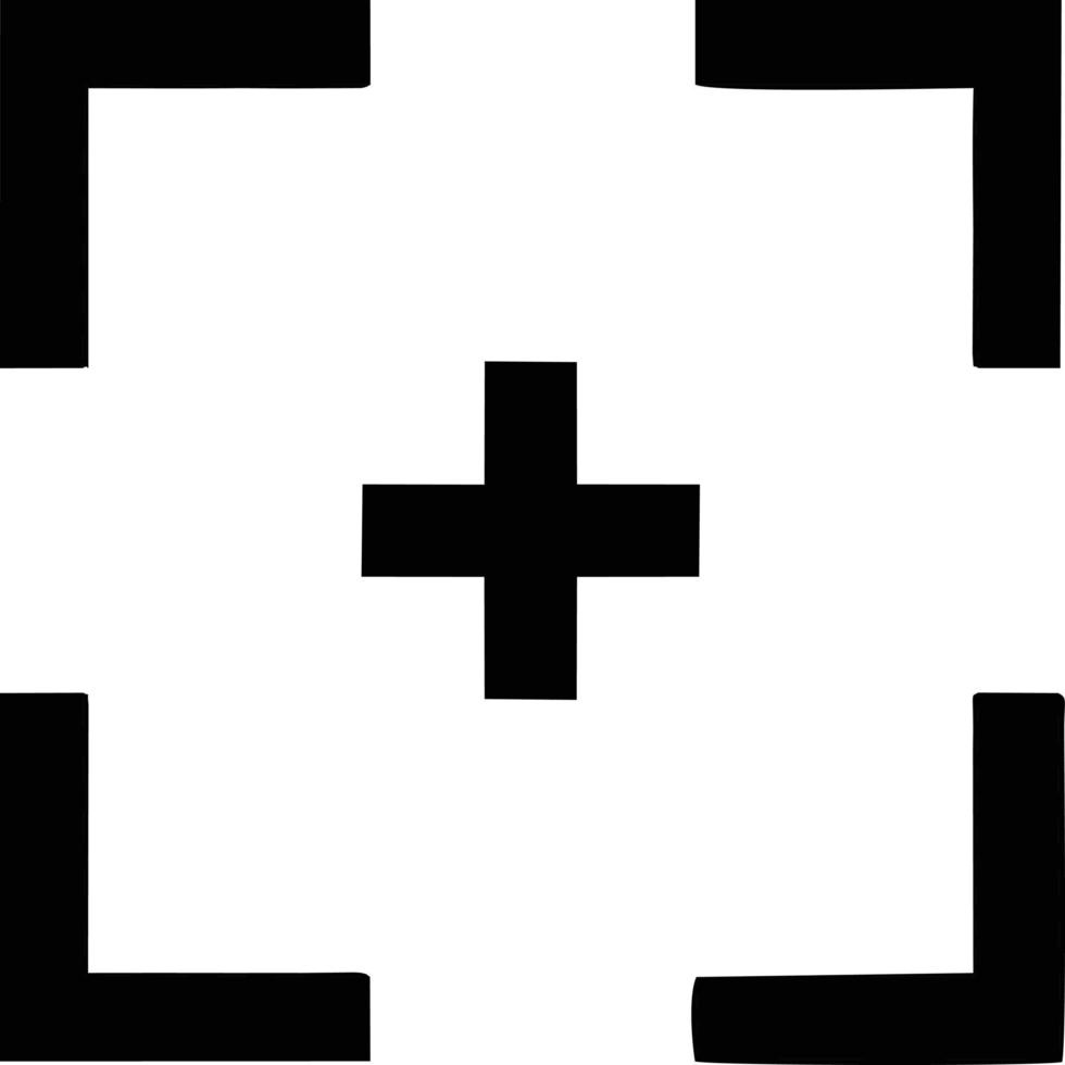 Target focus icon symbol design image, illustration of the success goal icon concept. EPS 10 vector