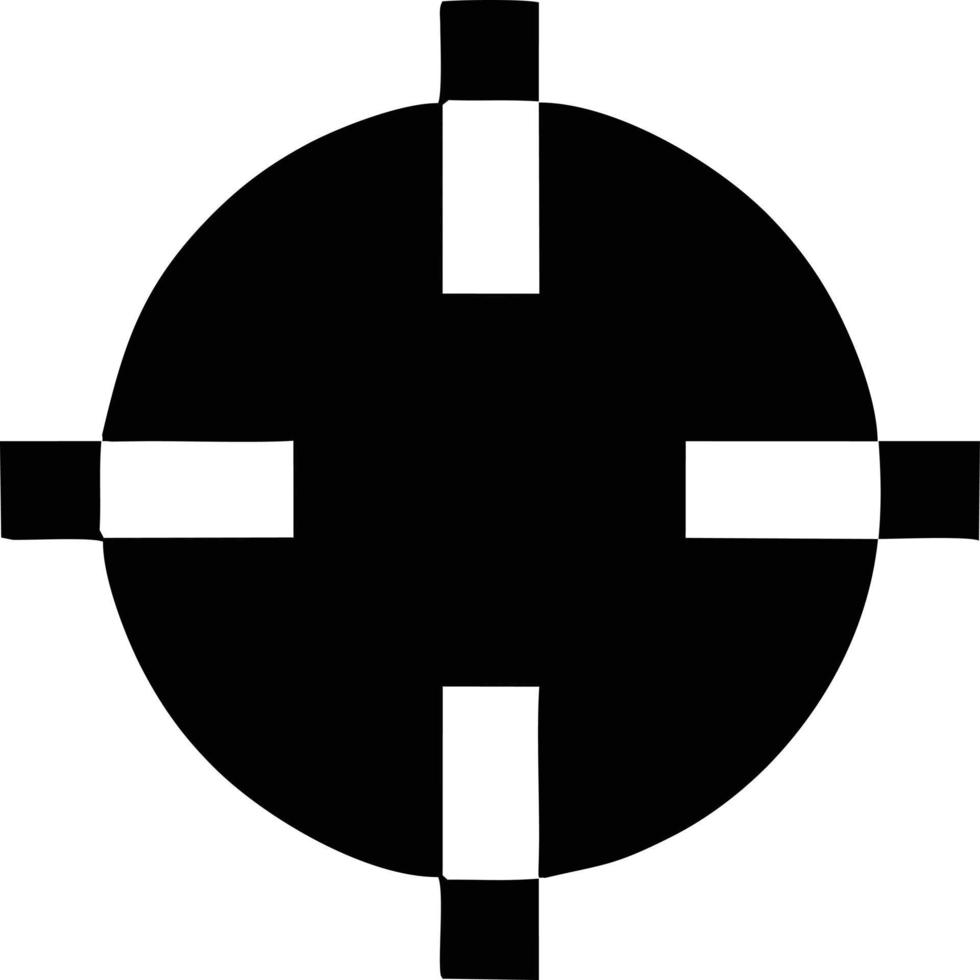 Target focus icon symbol design image, illustration of the success goal icon concept. EPS 10 vector