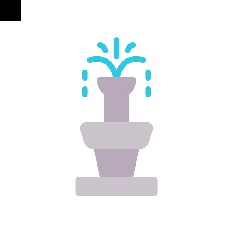 fountain water icon vector