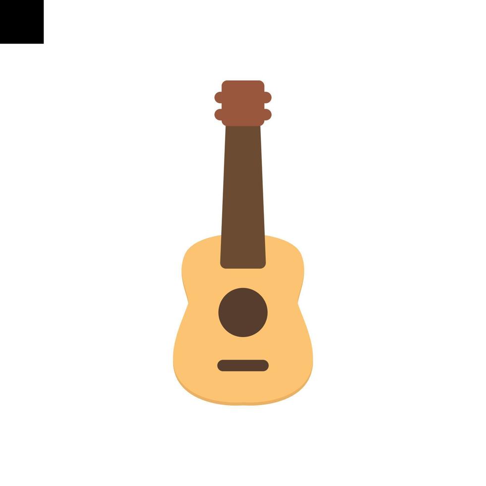 acoustic guitar icon logo style style vector