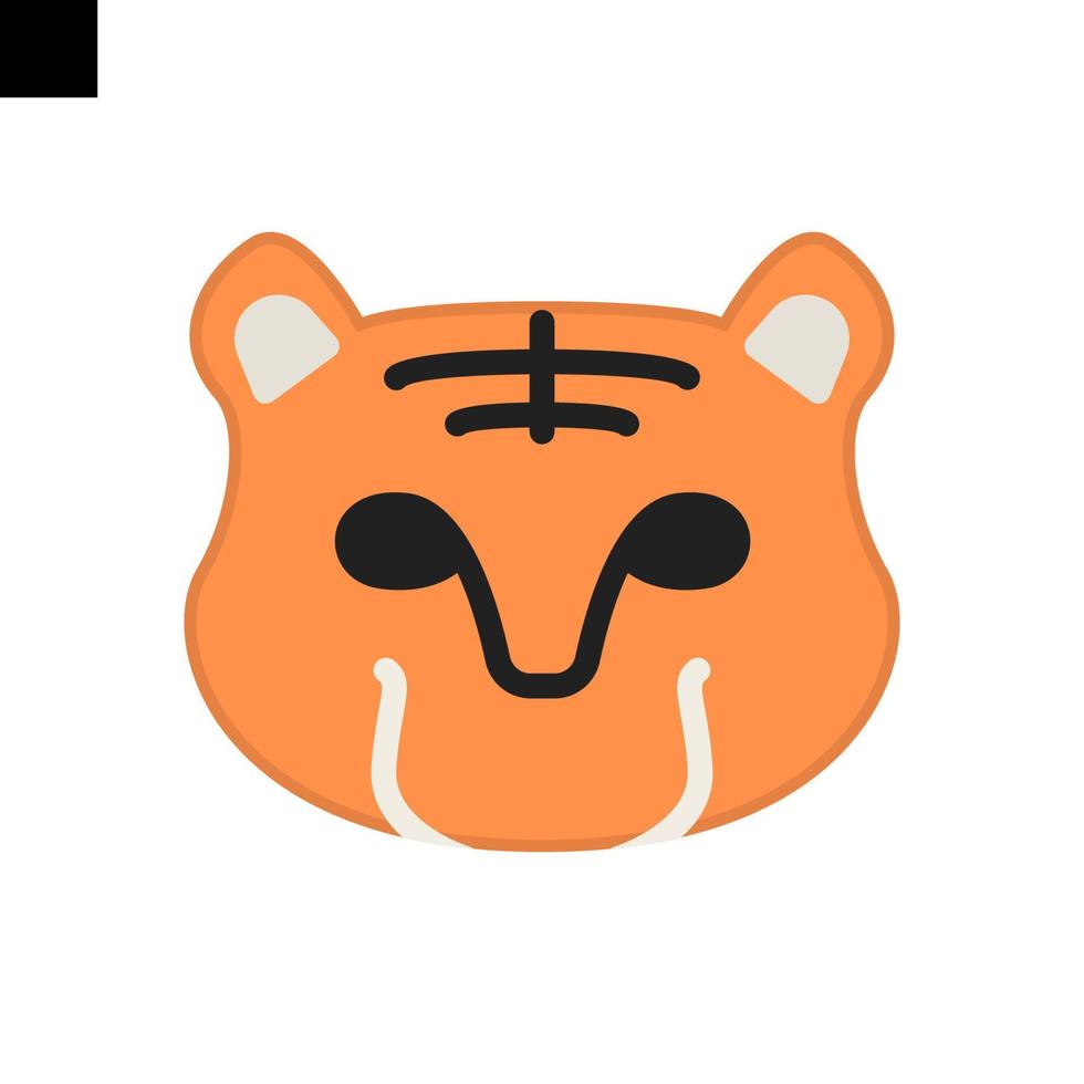 vector de icono de tigre