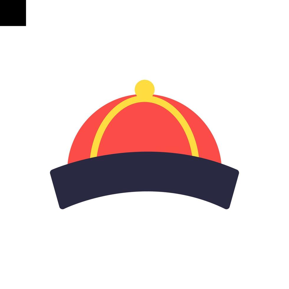 sombrero chino icono vector