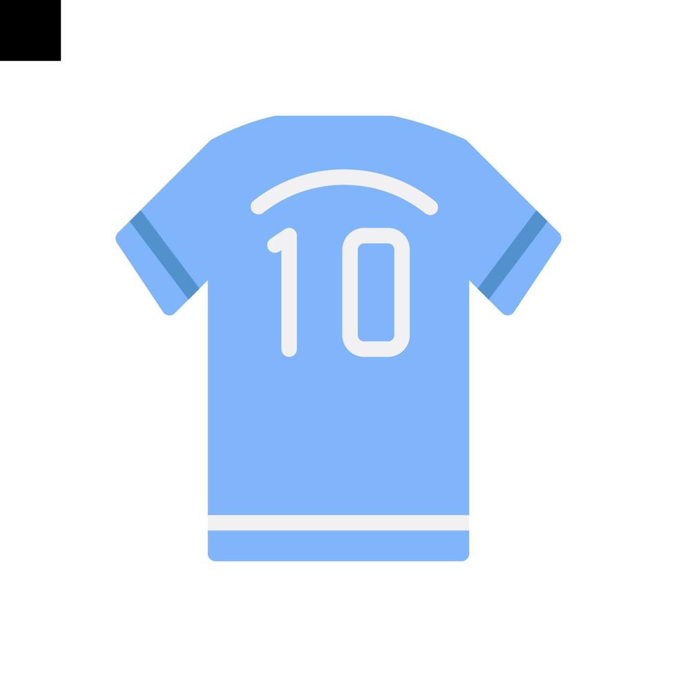 jersey icono vector plano estilo