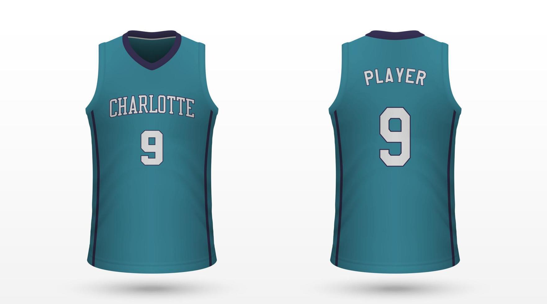 Realistic sport shirt vector