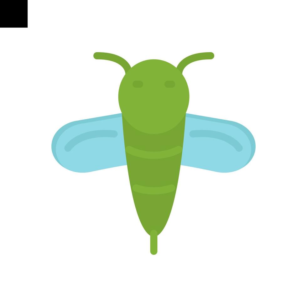 Bee icon animal logo design vector
