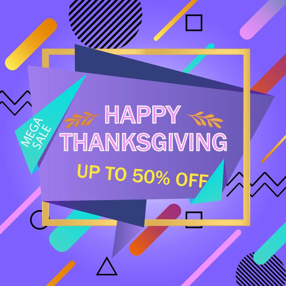 Autumn sale. Thanksgiving special offers. Vector illustration. EPS 10