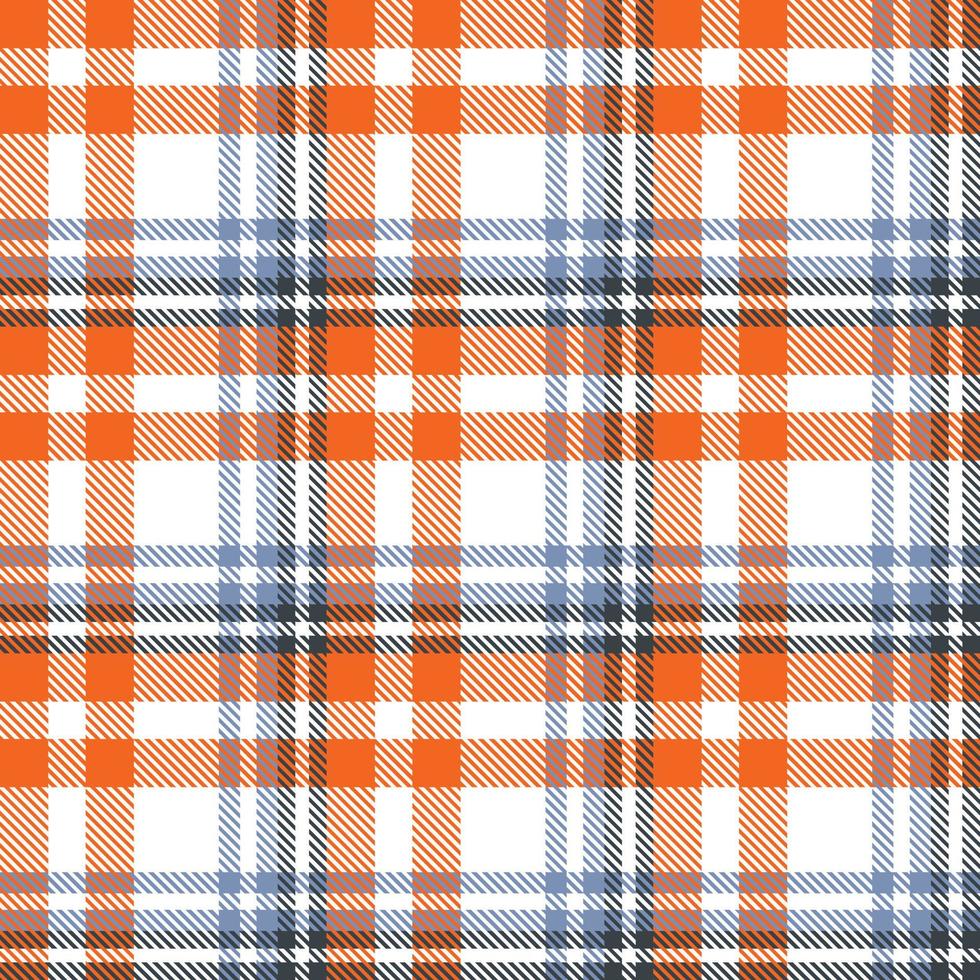plaid pattern seamless texture is made with alternating bands of coloured  pre dyed  threads woven as both warp and weft at right angles to each other. vector
