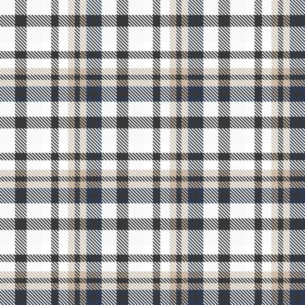 plaid pattern seamless texture is made with alternating bands of coloured  pre dyed  threads woven as both warp and weft at right angles to each other. vector