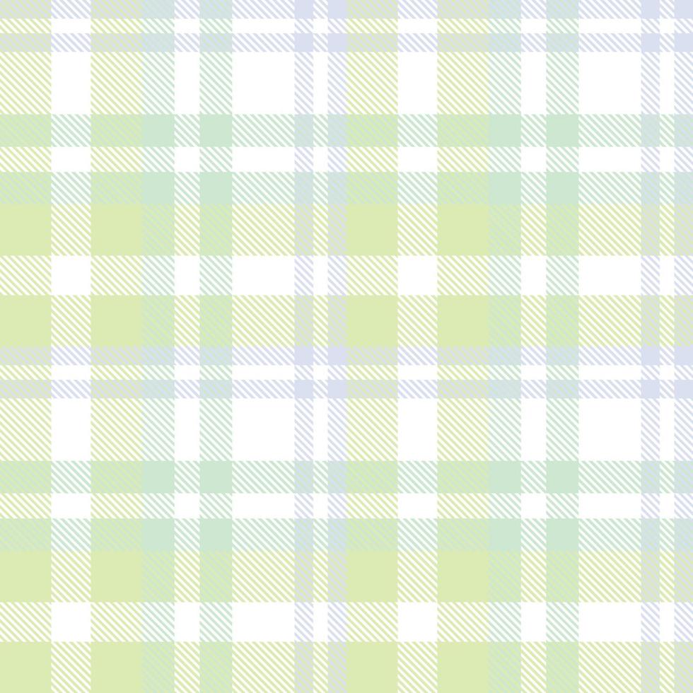 Pastel Plaid Pattern Seamless Textile Is Made With Alternating Bands of Coloured  Pre Dyed  Threads Woven as Both Warp and Weft at Right Angles to Each Other. vector