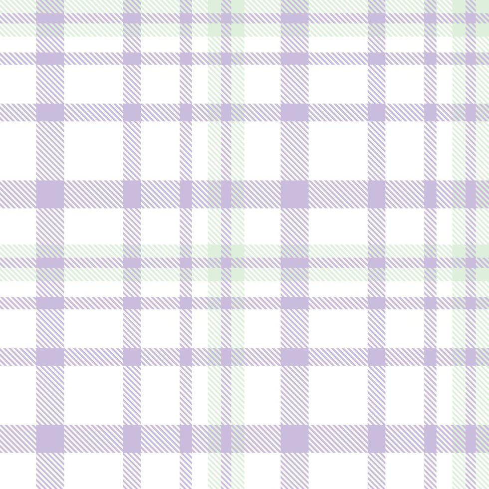 Pastel Tartan Plaid Pattern Fashion Design Texture Is Made With Alternating Bands of Coloured  Pre Dyed  Threads Woven as Both Warp and Weft at Right Angles to Each Other. vector