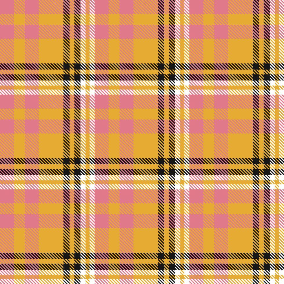 Tartan Pattern Fabric Vector Design Is Woven in a Simple Twill, Two Over Two Under the Warp, Advancing One Thread at Each Pass.