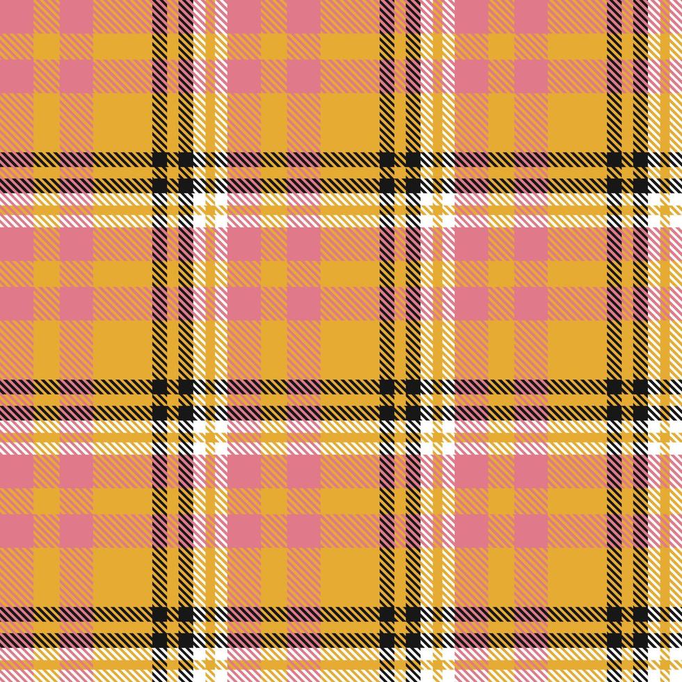 Tartan Pattern Fabric Vector Design Is Woven in a Simple Twill, Two Over Two Under the Warp, Advancing One Thread at Each Pass.