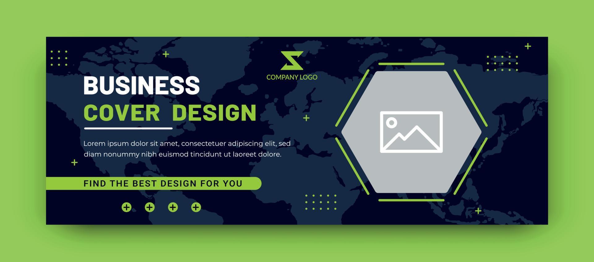 Corporate Social Media Cover Template Design, Business Cover Banner Template, Social Media Design Template Free Vector