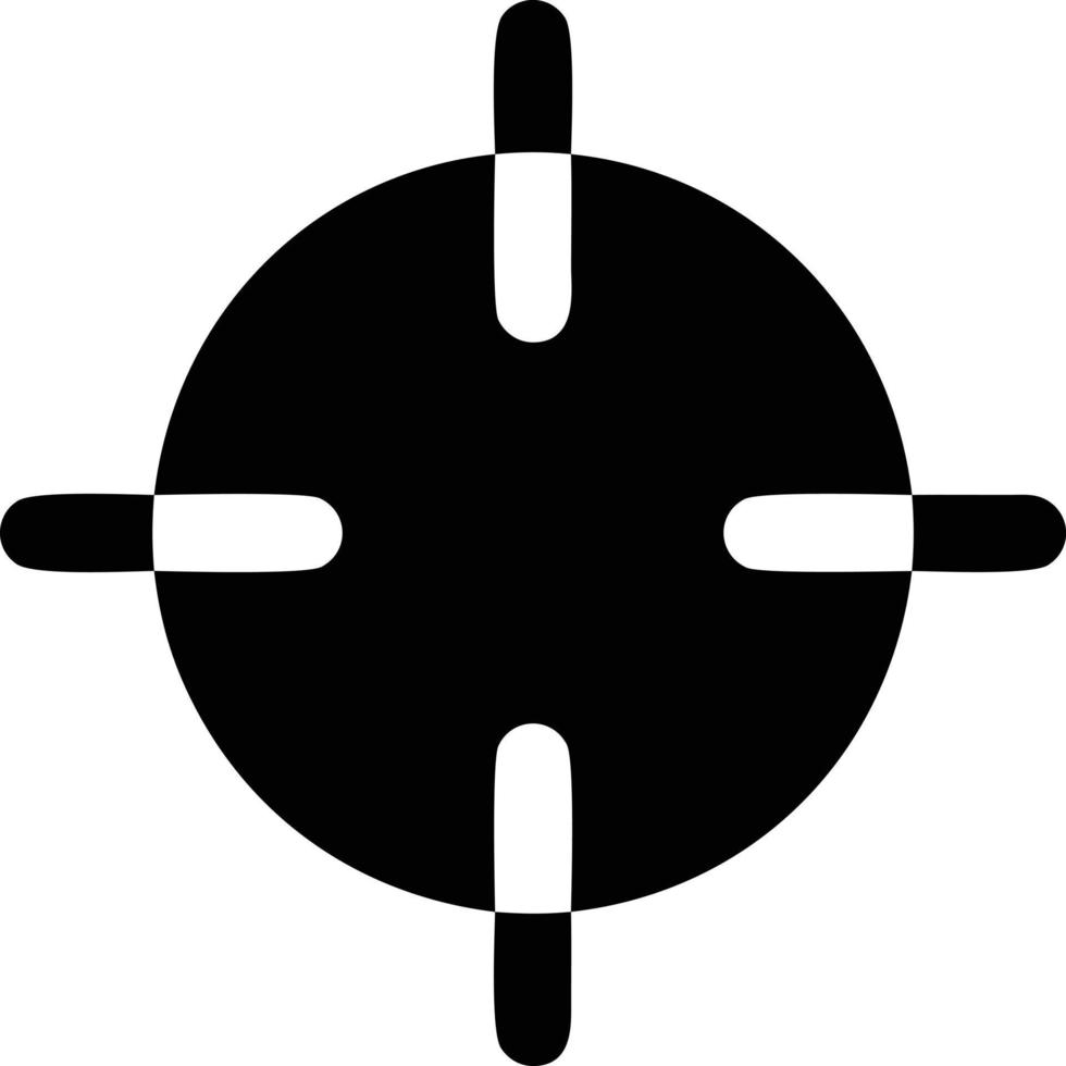 Target focus icon symbol design image, illustration of the success goal icon concept. EPS 10 vector