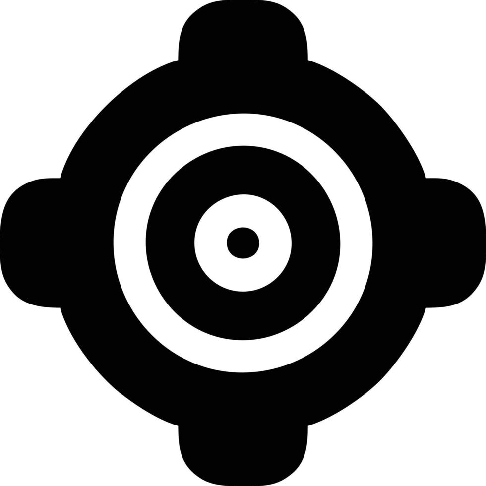 Target focus icon symbol design image, illustration of the success goal icon concept. EPS 10 vector