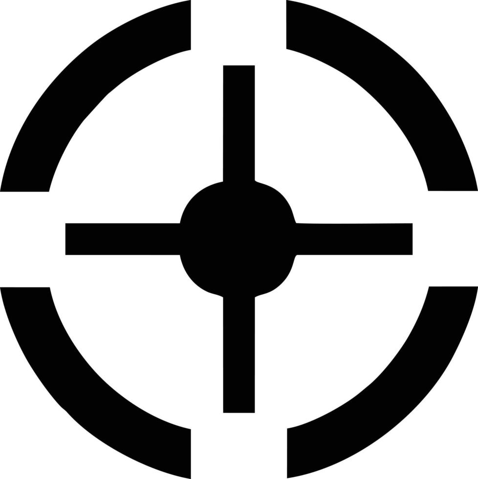 Target focus icon symbol design image, illustration of the success goal icon concept. EPS 10 vector