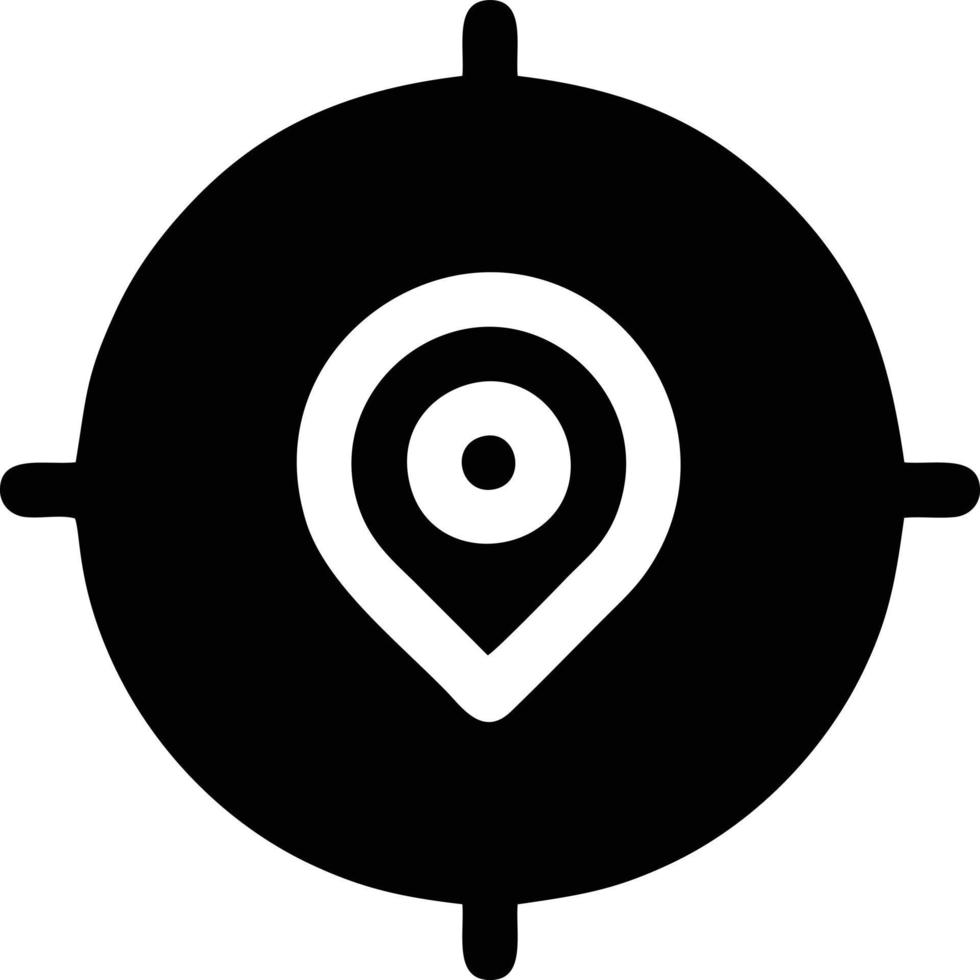 Target focus icon symbol design image, illustration of the success goal icon concept. EPS 10 vector