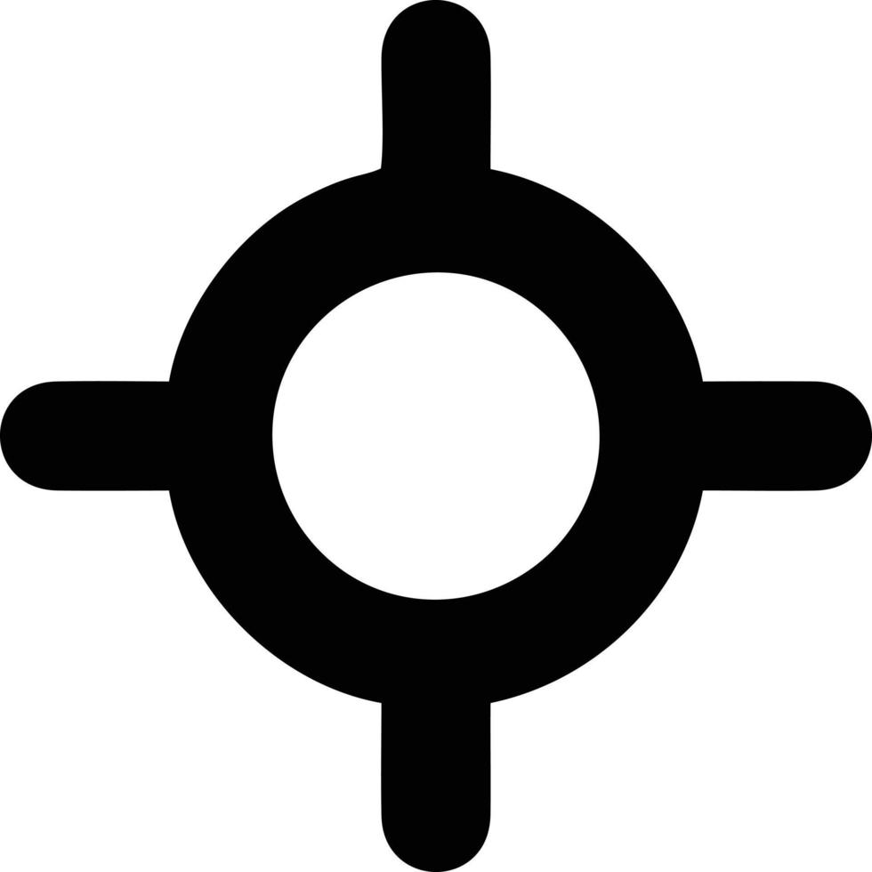 Target focus icon symbol design image, illustration of the success goal icon concept. EPS 10 vector